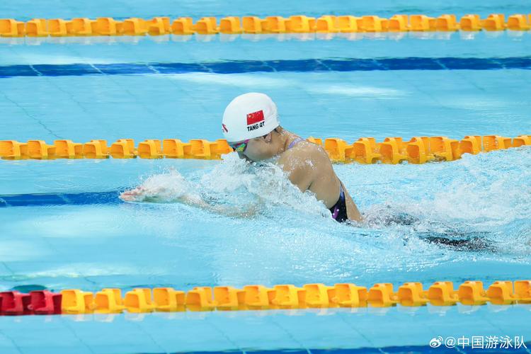 中国游泳公开赛女子50米蛙泳决赛：唐钱婷以29秒44破亚洲纪录夺冠